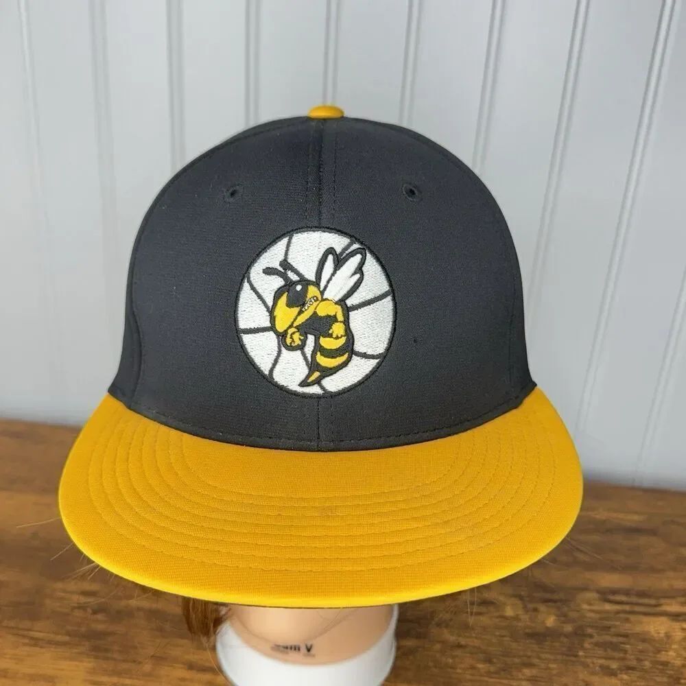 Georgia Tech Yellow Jackets Hat Cap S/M Fitted Flexfit Performance Team Series